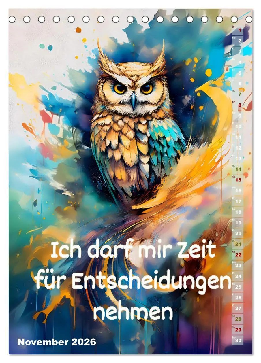 Bild: 9783516264234 | Ich bin stark - Ein tierischer Affirmationskalender (Tischkalender...