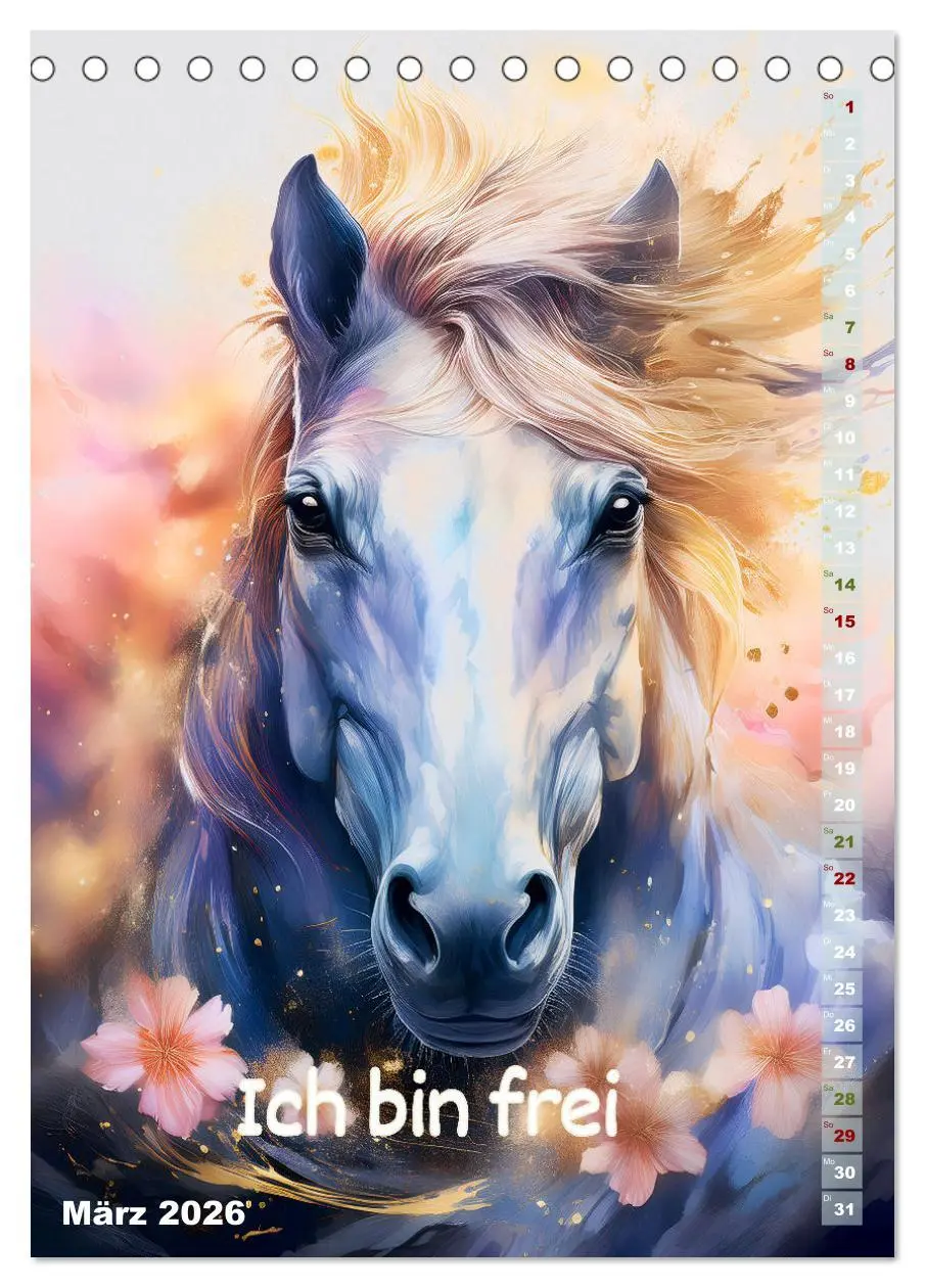 Bild: 9783516264234 | Ich bin stark - Ein tierischer Affirmationskalender (Tischkalender...