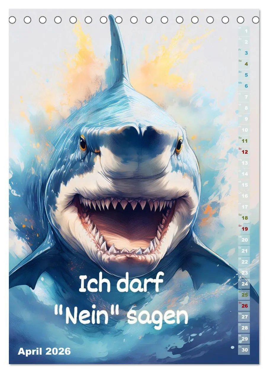 Bild: 9783516264234 | Ich bin stark - Ein tierischer Affirmationskalender (Tischkalender...