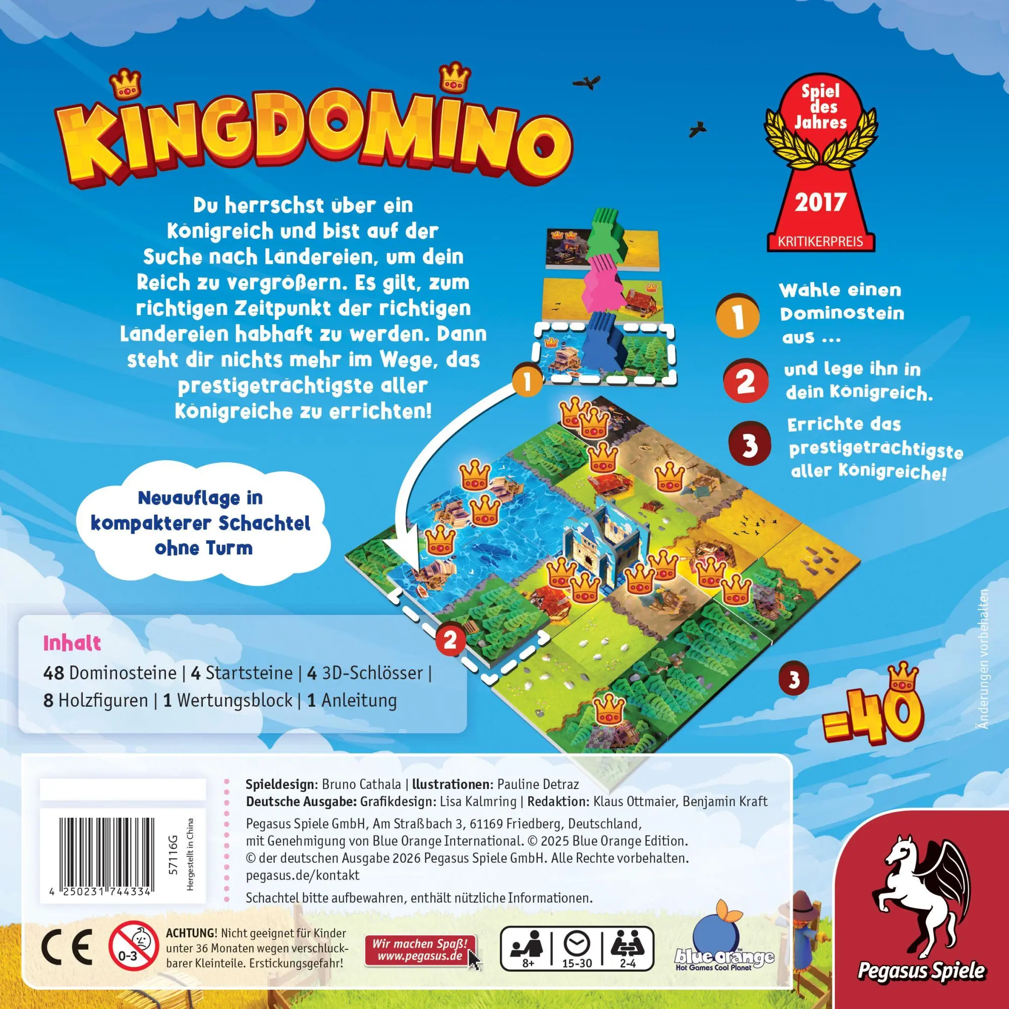 Bild: 4250231744334 | Kingdomino (Neuausgabe) | Spiel | 57116G | Deutsch | 2026