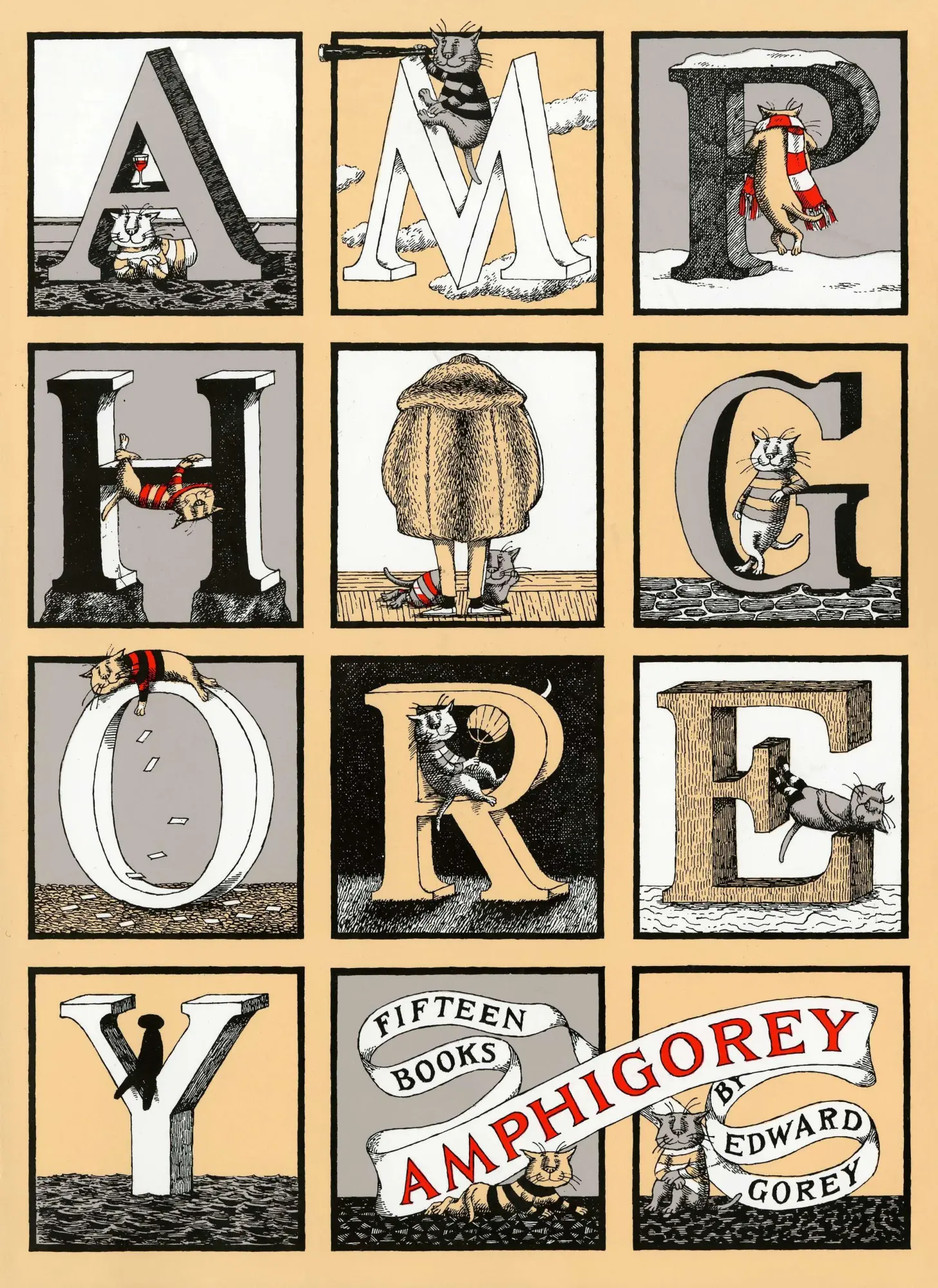 Cover: 9780399504334 | Amphigorey | Fifteen Books | Edward Gorey | Taschenbuch | Englisch