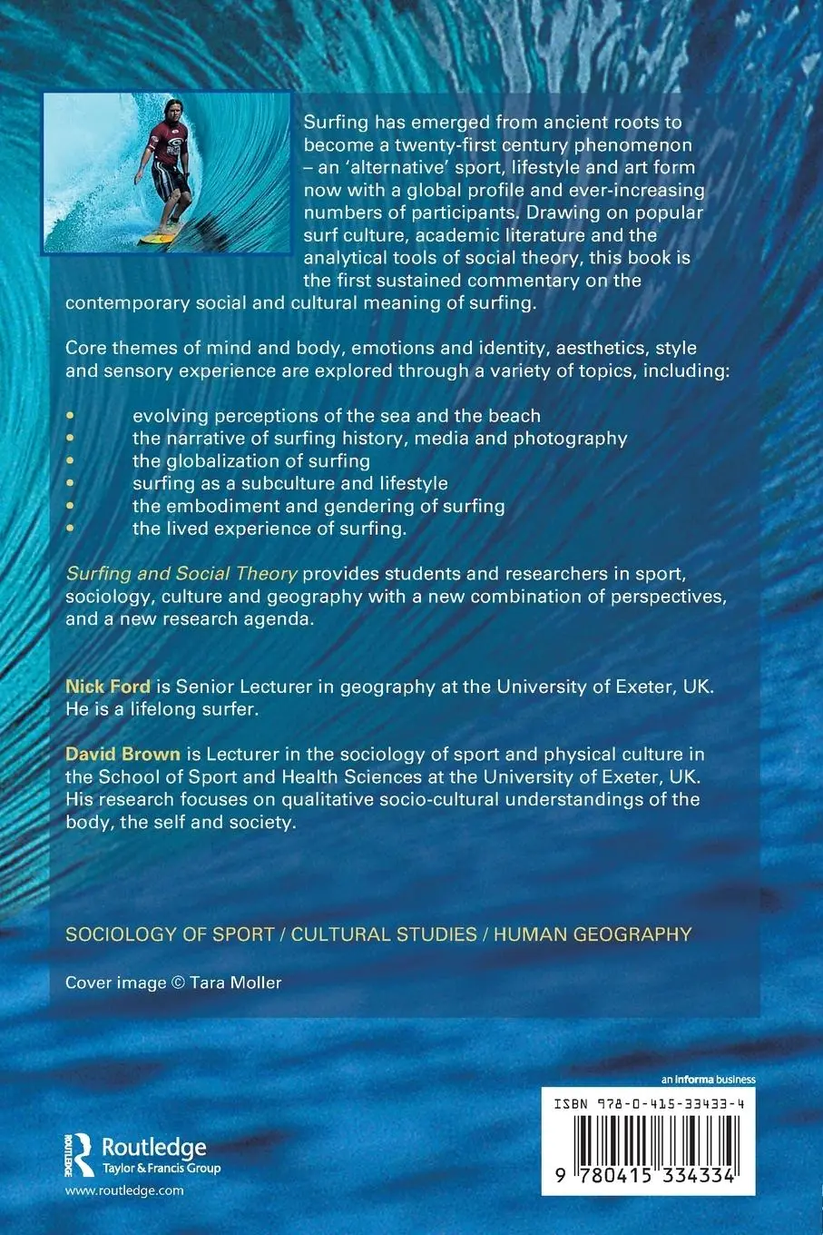 Rückseite: 9780415334334 | Surfing and Social Theory | Nicholas J Ford (u. a.) | Taschenbuch