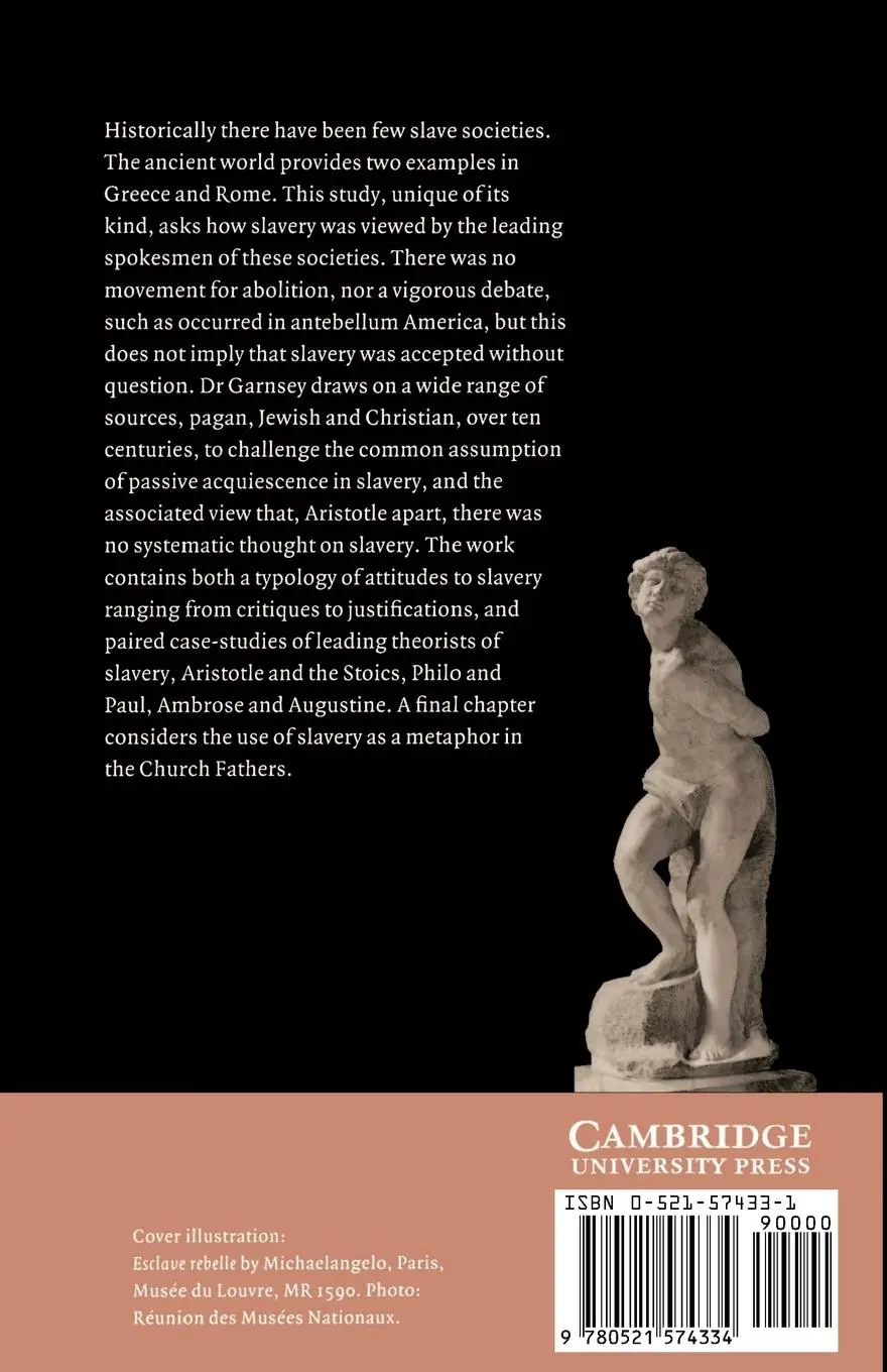 Rückseite: 9780521574334 | Ideas of Slavery from Aristotle to Augustine | Peter Garnsey | Buch