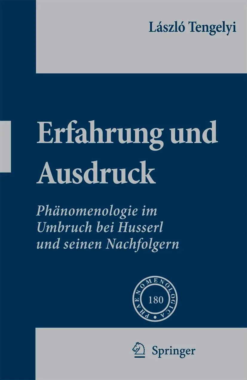 Cover: 9781402054334 | Erfahrung und Ausdruck | László Tengelyi | Buch | xvi | Deutsch | 2007