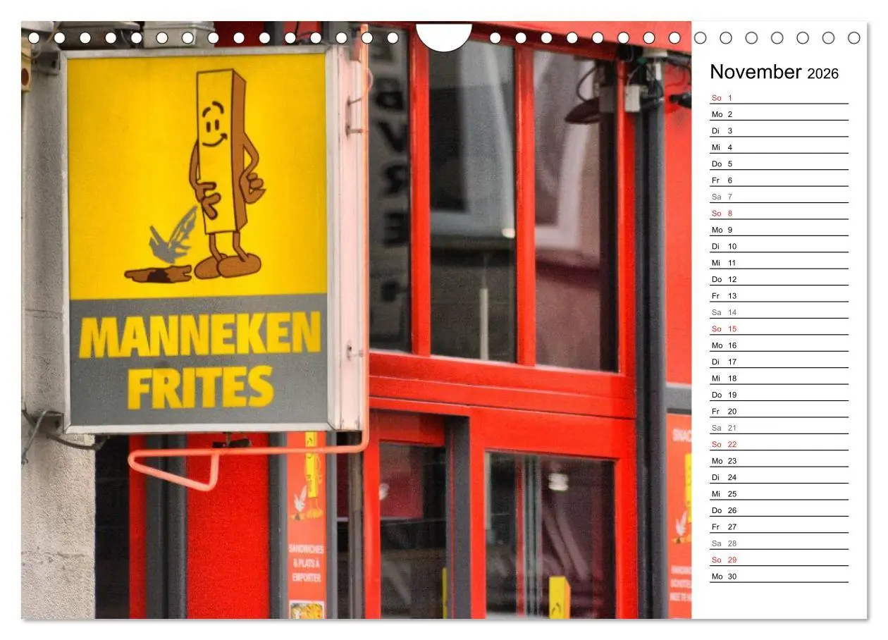 Bild: 9783516014334 | 300mm - Brüssel (Wandkalender 2026 DIN A4 quer), CALVENDO...