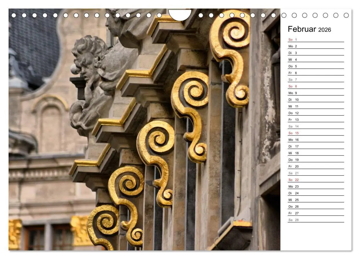 Bild: 9783516014334 | 300mm - Brüssel (Wandkalender 2026 DIN A4 quer), CALVENDO...
