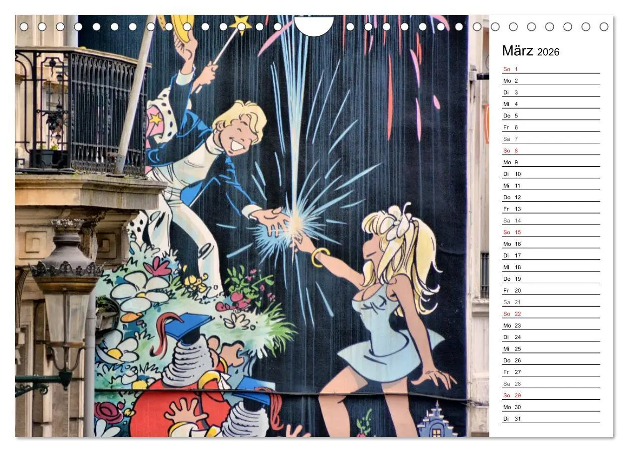Bild: 9783516014334 | 300mm - Brüssel (Wandkalender 2026 DIN A4 quer), CALVENDO...