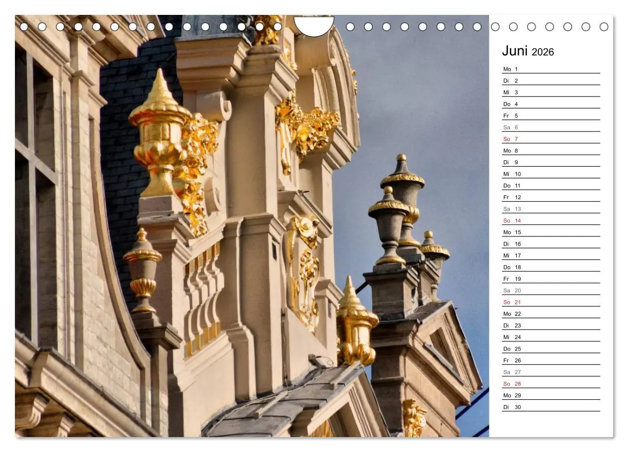 Bild: 9783516014334 | 300mm - Brüssel (Wandkalender 2026 DIN A4 quer), CALVENDO...