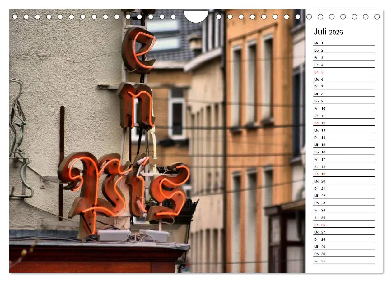 Bild: 9783516014334 | 300mm - Brüssel (Wandkalender 2026 DIN A4 quer), CALVENDO...