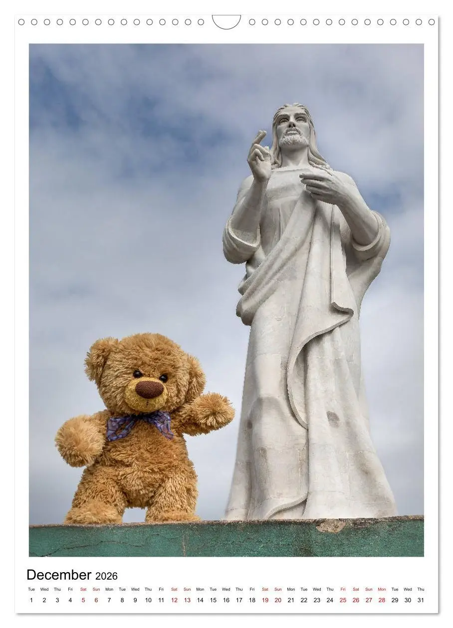 Bild: 9783516564334 | Travelling Teddy Cuba Edition 2026 (Wall Calendar 2026 DIN A3...
