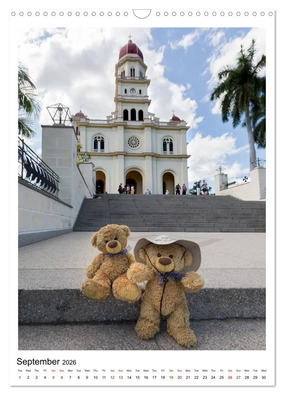 Bild: 9783516564334 | Travelling Teddy Cuba Edition 2026 (Wall Calendar 2026 DIN A3...