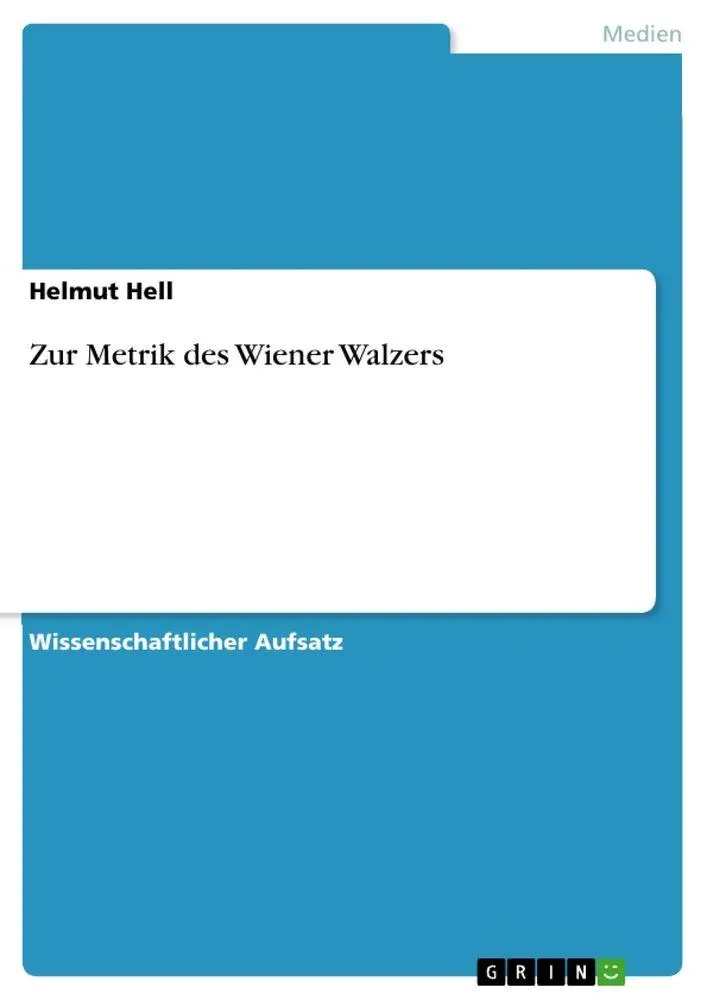 Zur Metrik des Wiener Walzers