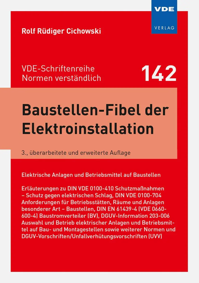 Bild: 9783800764334 | Baustellen-Fibel der Elektroinstallation | Rolf Rüdiger Cichowski