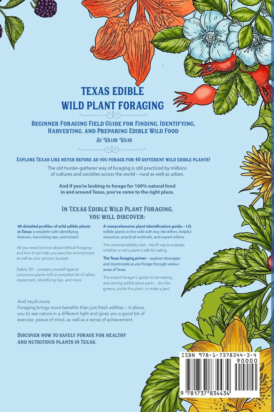 Rückseite: 9781737834434 | Texas Edible Wild Plant Foraging | Willow Walsh | Taschenbuch | 2022