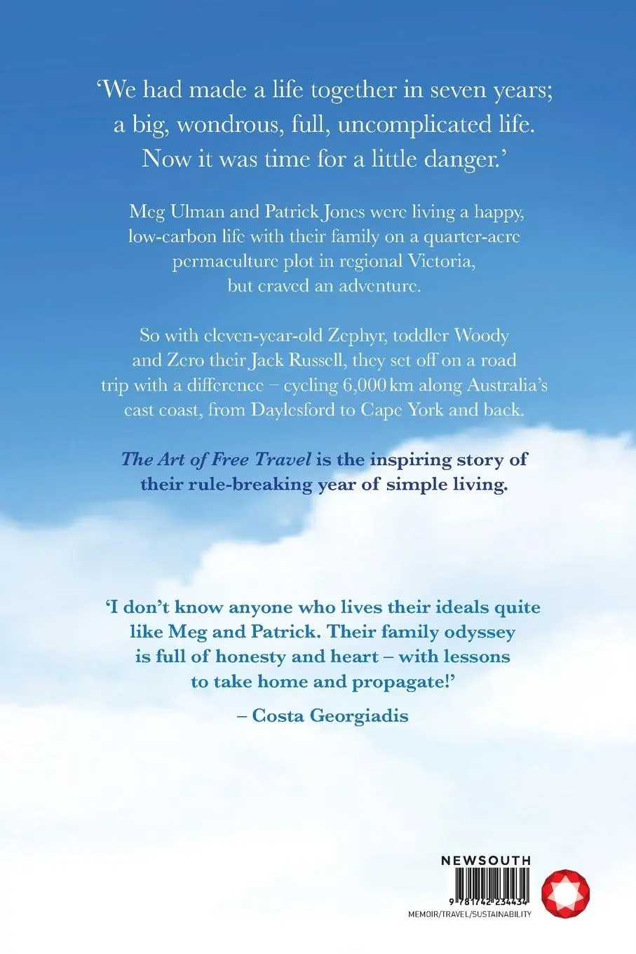 Rückseite: 9781742234434 | The Art of Free Travel | A frugal family adventure | Jones (u. a.)