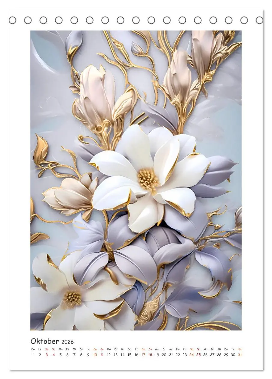 Bild: 9783516314434 | Blumen-Sinfonie (Tischkalender 2026 DIN A5 hoch), CALVENDO...