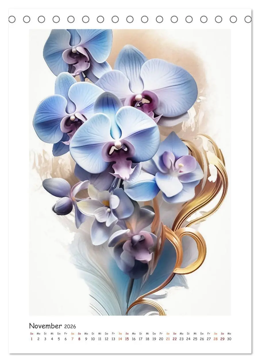 Bild: 9783516314434 | Blumen-Sinfonie (Tischkalender 2026 DIN A5 hoch), CALVENDO...