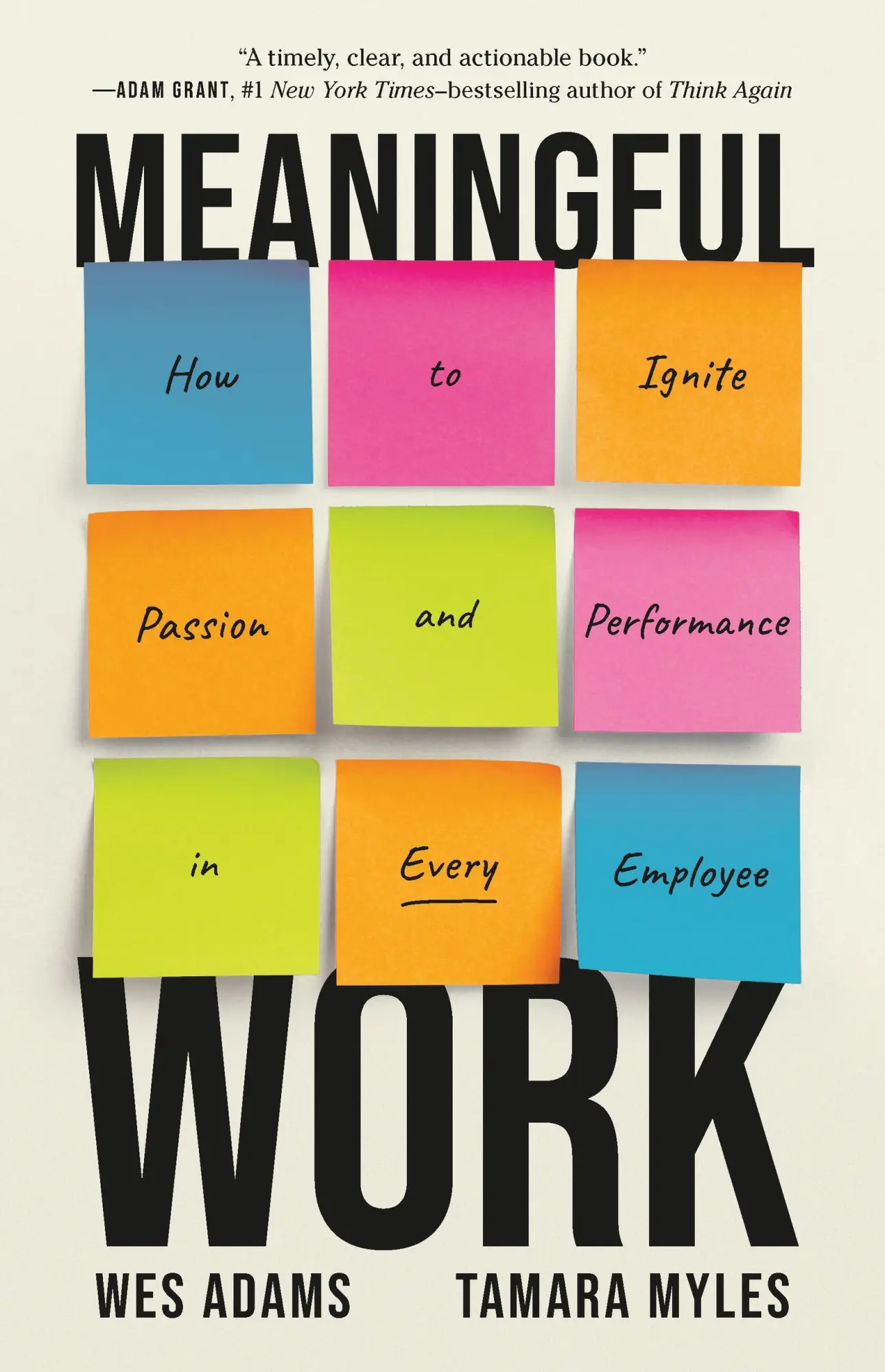 Cover: 9781541704534 | Meaningful Work | Wes Adams (u. a.) | Buch | Englisch | 2025