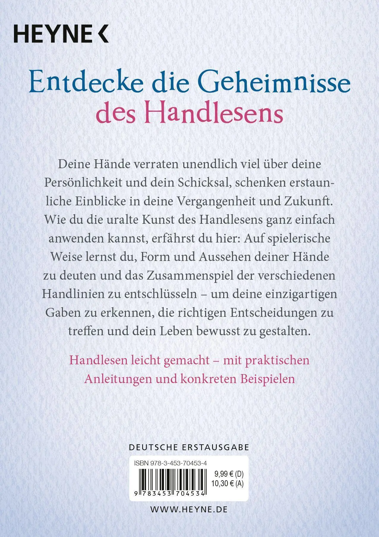 Bild: 9783453704534 | Das kleine Buch vom Handlesen | Kitty Guilsborough | Taschenbuch