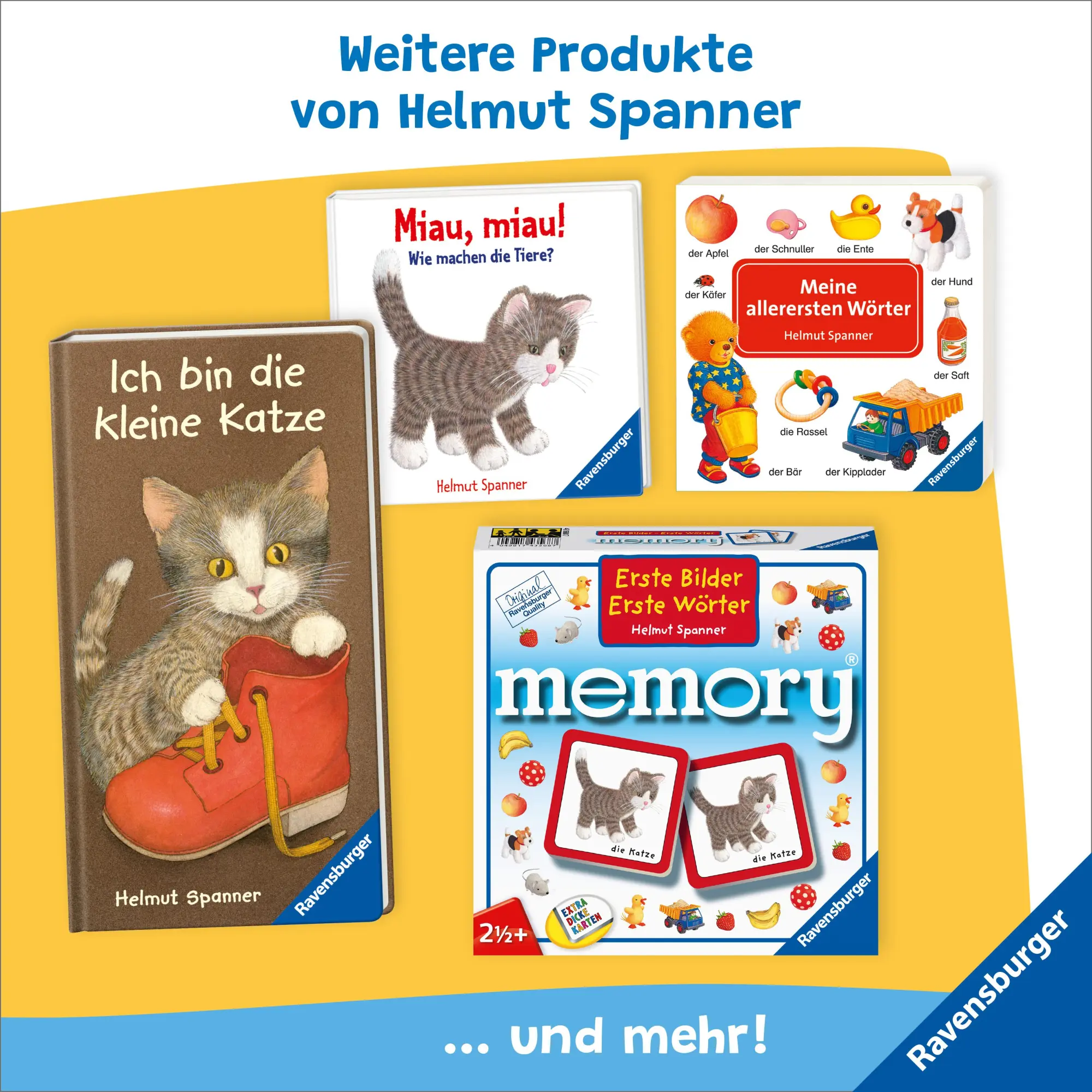 Bild: 9783473434534 | Miau, miau! - Wie machen die Tiere? | Ab 9 Monate | Helmut Spanner