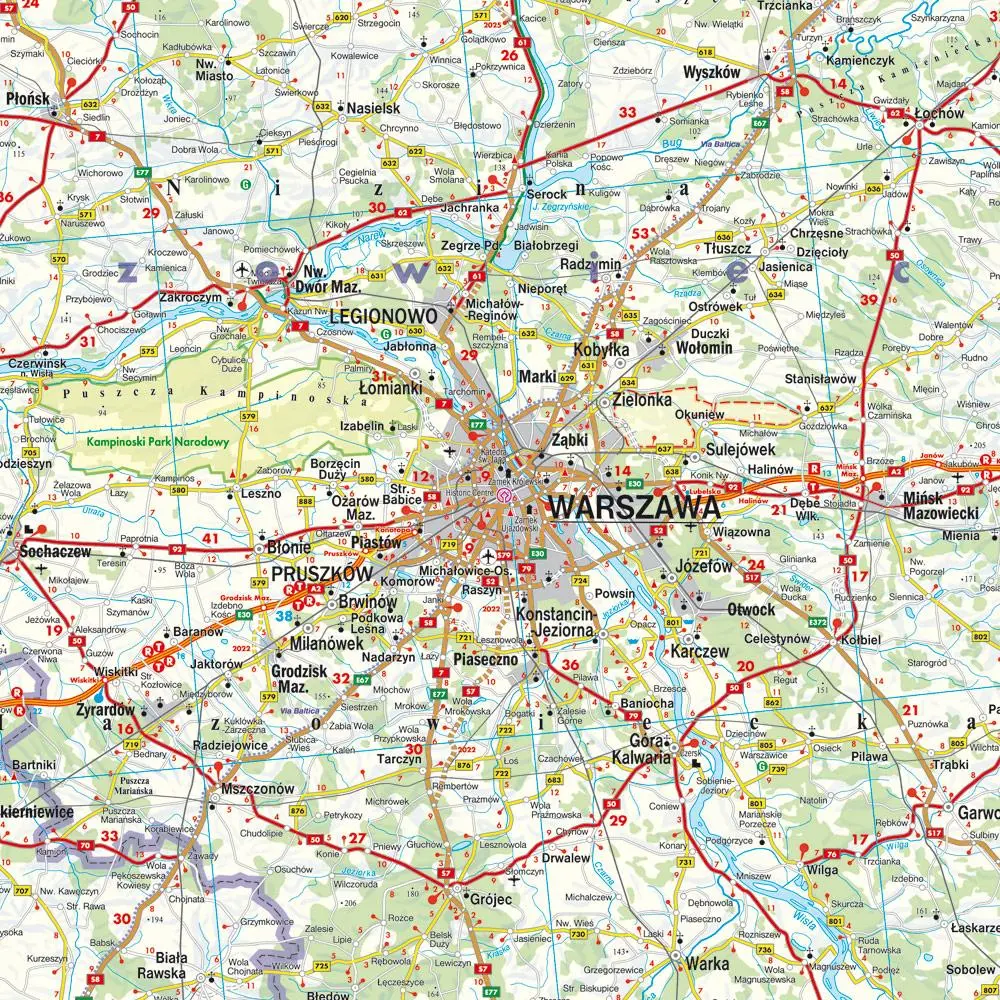 Bild: 9783707924534 | Polen, Straßenkarte 1:500.000, freytag &amp; berndt | Freytag &amp; Berndt