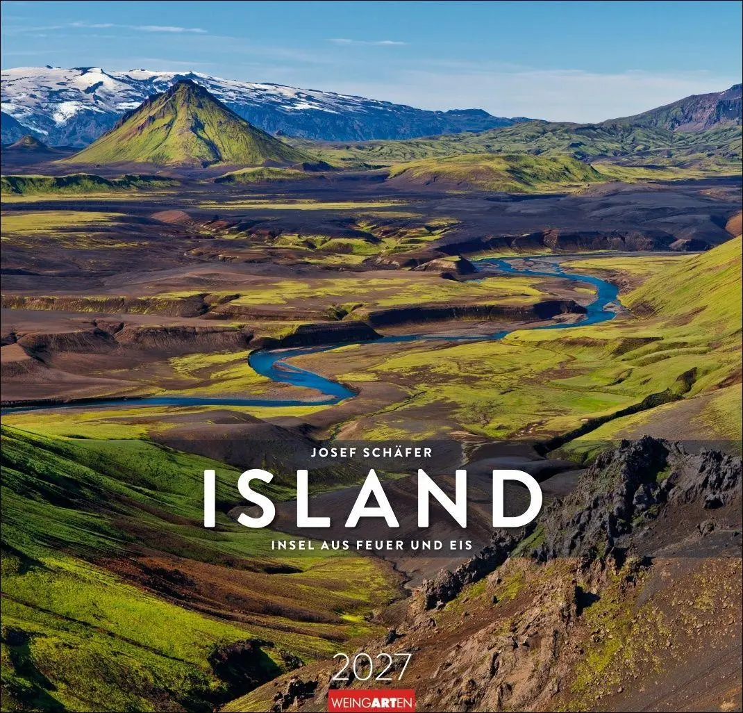 Cover: 9783839904534 | Island Kalender 2027 - Insel aus Feuer und Eis | Josef Schäfer | 14 S.
