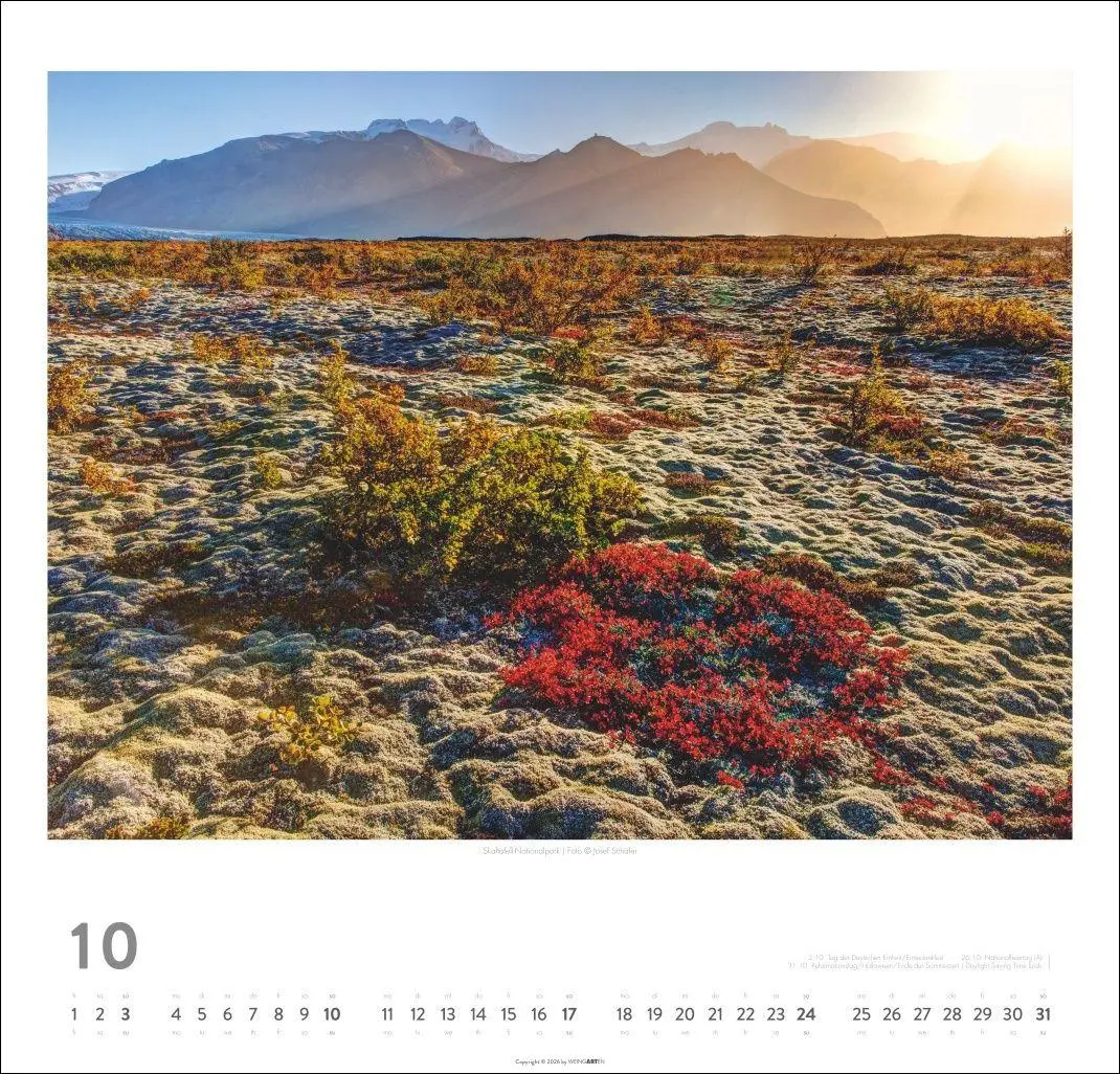 Bild: 9783839904534 | Island Kalender 2027 - Insel aus Feuer und Eis | Josef Schäfer | 14 S.