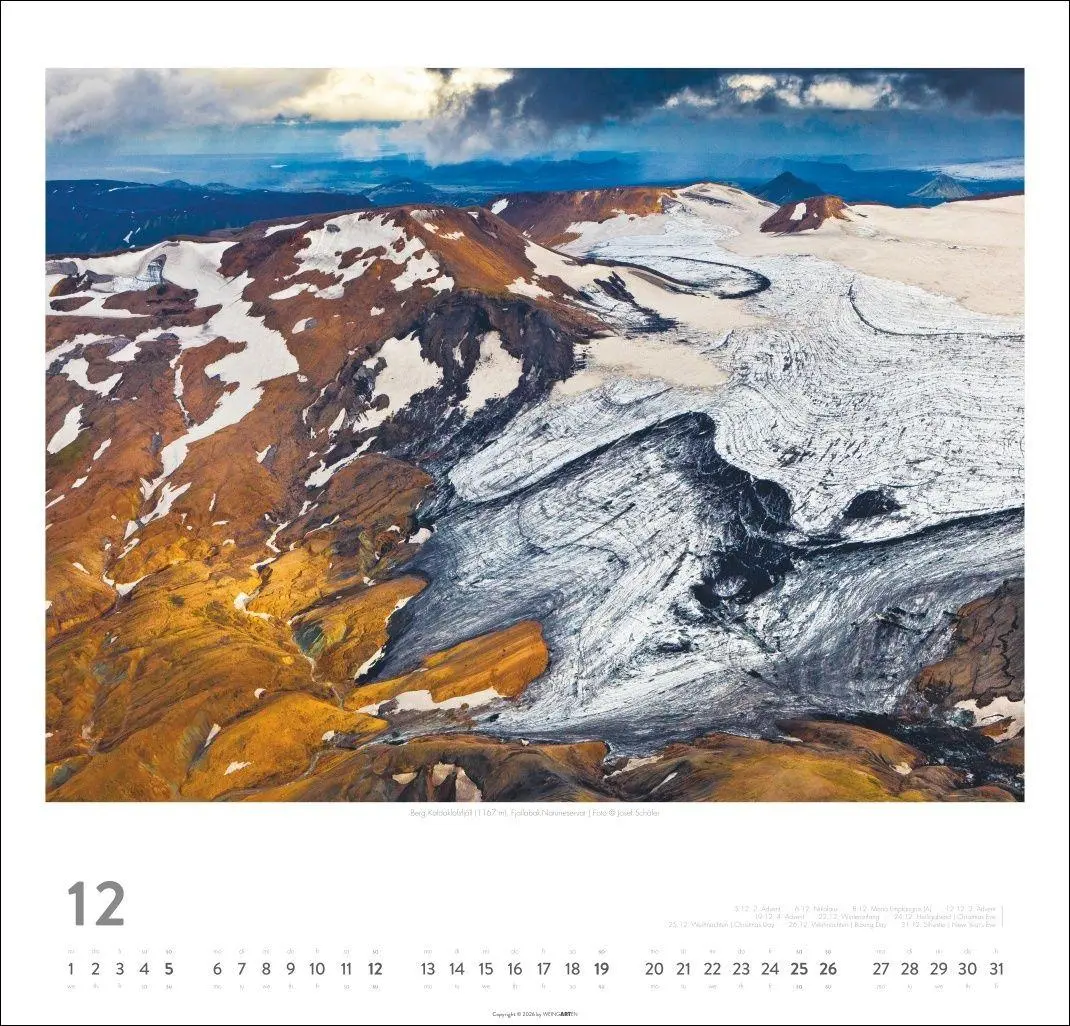 Bild: 9783839904534 | Island Kalender 2027 - Insel aus Feuer und Eis | Josef Schäfer | 14 S.