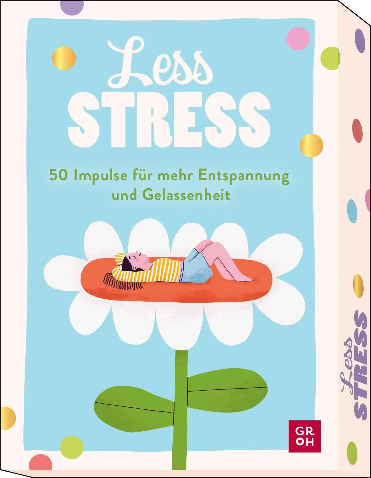 Cover: 9783848504534 | Impulskarten: Less stress - 50 Impulse für mehr Entspannung und...