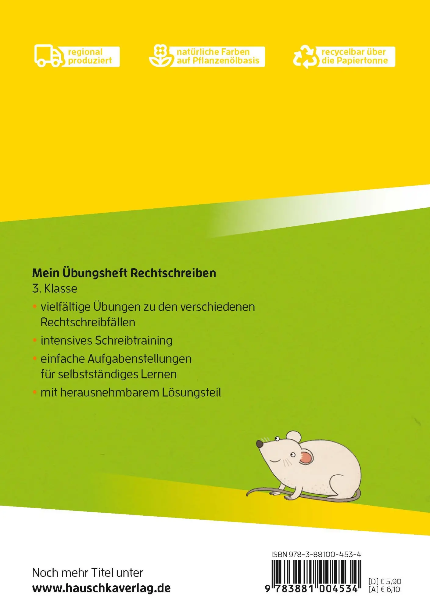 Bild: 9783881004534 | Mein Übungsheft Rechtschreiben 3. Klasse | Christine Weideneder | 2021