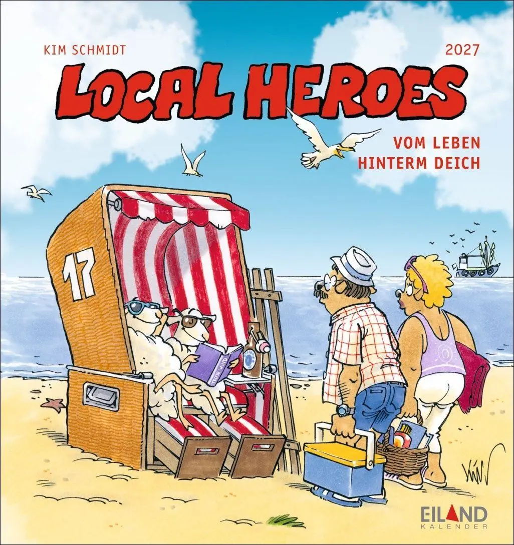Cover: 9783964024534 | Local Heroes Postkartenkalender 2027 - Vom Leben hinter´m Deich | 2027