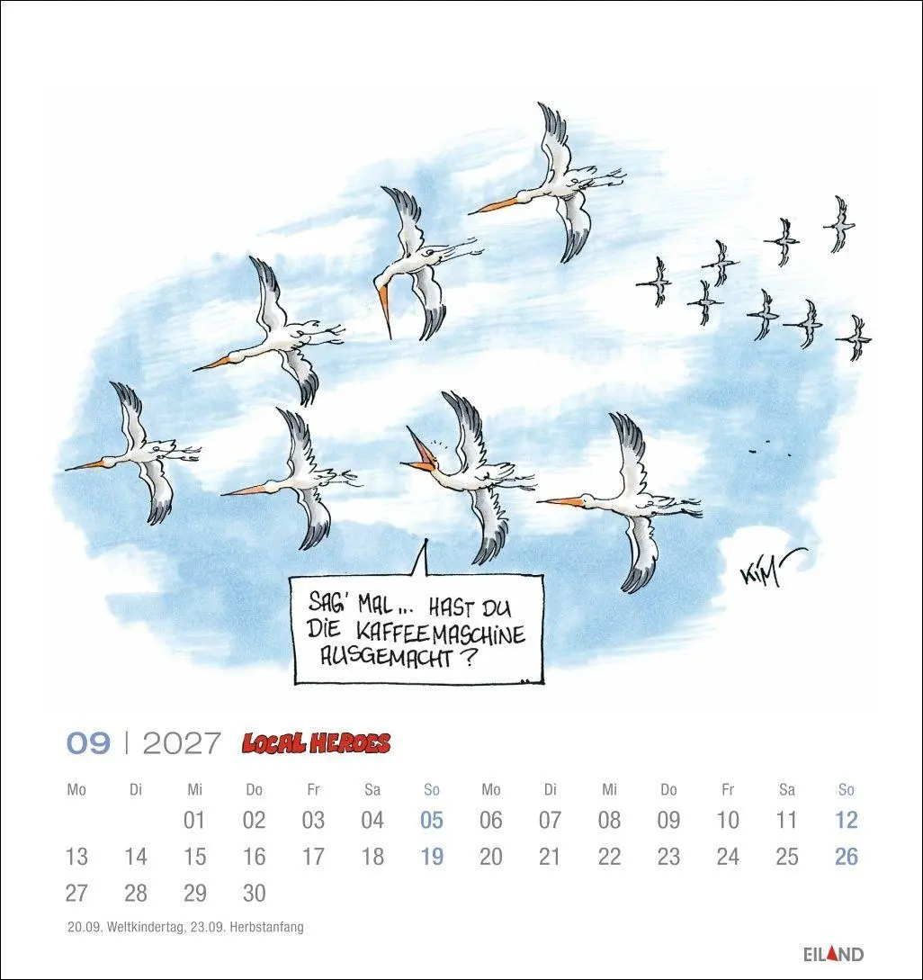 Bild: 9783964024534 | Local Heroes Postkartenkalender 2027 - Vom Leben hinter´m Deich | 2027