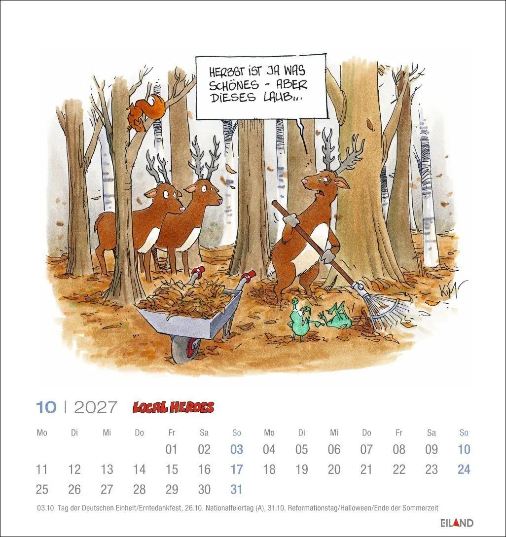 Bild: 9783964024534 | Local Heroes Postkartenkalender 2027 - Vom Leben hinter´m Deich | 2027