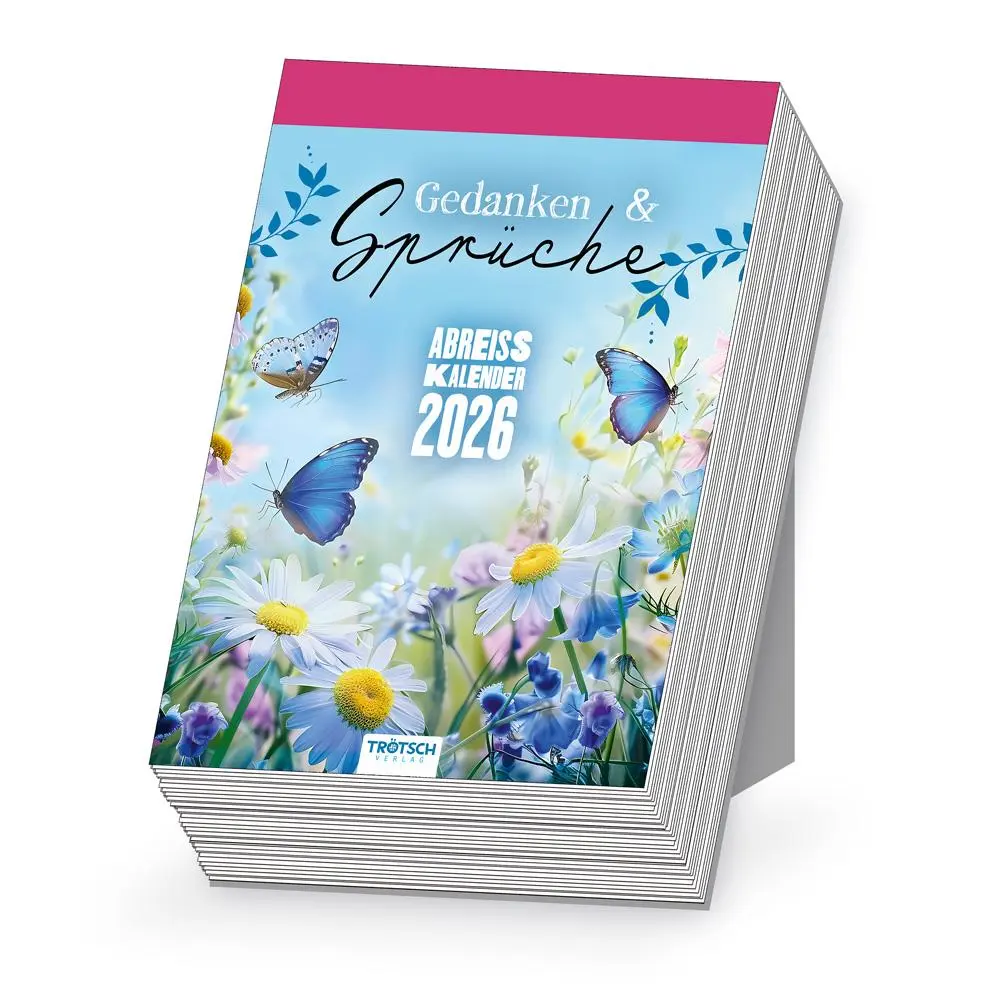 Cover: 9783988024534 | Trötsch Abreißkalender Gedanken und Sprüche 2026 | KG | Kalender