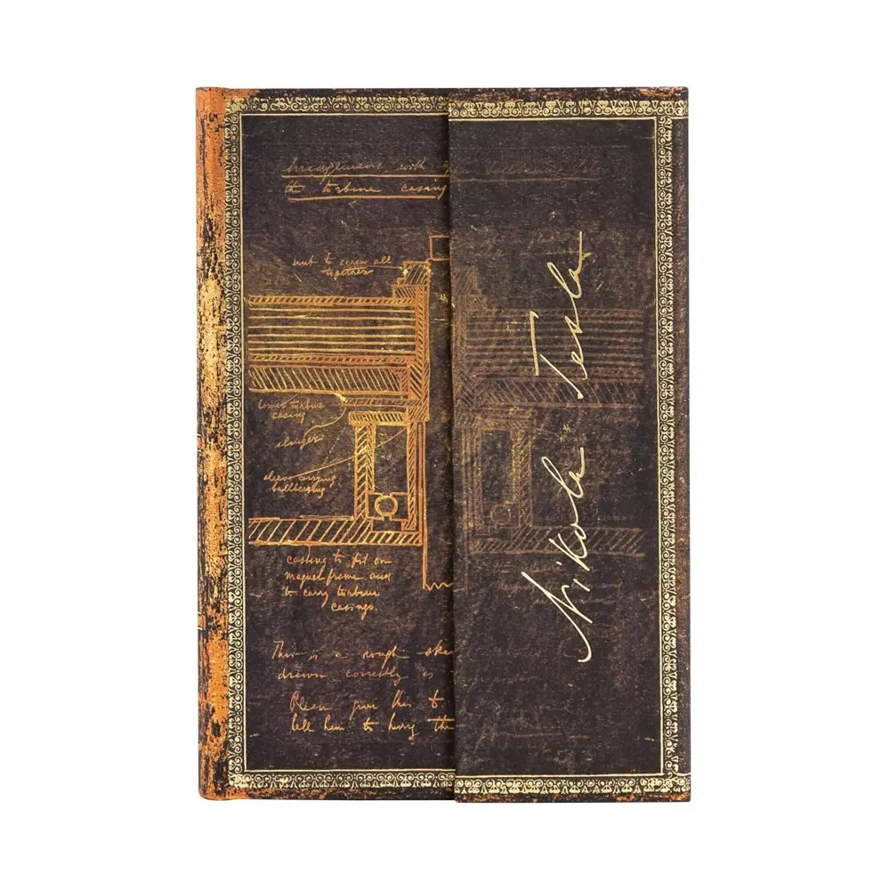 Cover: 9781439754634 | Notizbuch Tesla, Skizze einer Turbine Mini Liniert | Buch | 2019