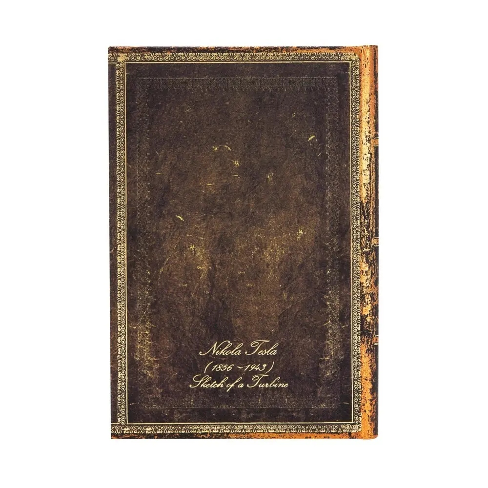Bild: 9781439754634 | Notizbuch Tesla, Skizze einer Turbine Mini Liniert | Buch | 2019