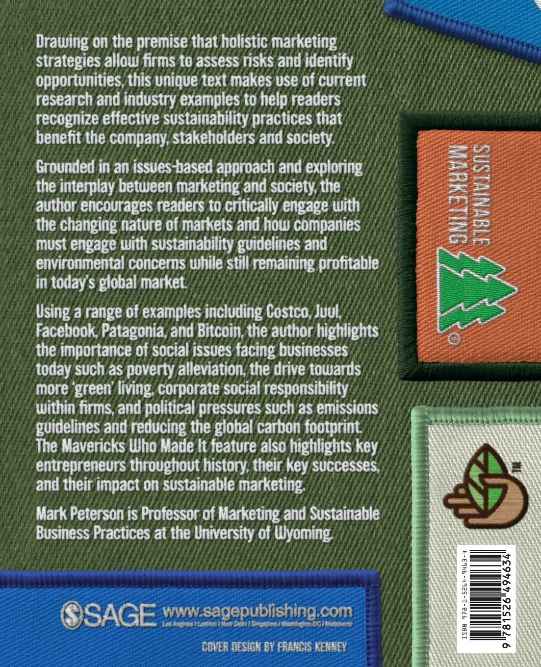Rückseite: 9781526494634 | Sustainable Marketing | A Holistic Approach | Mark Peterson | Buch