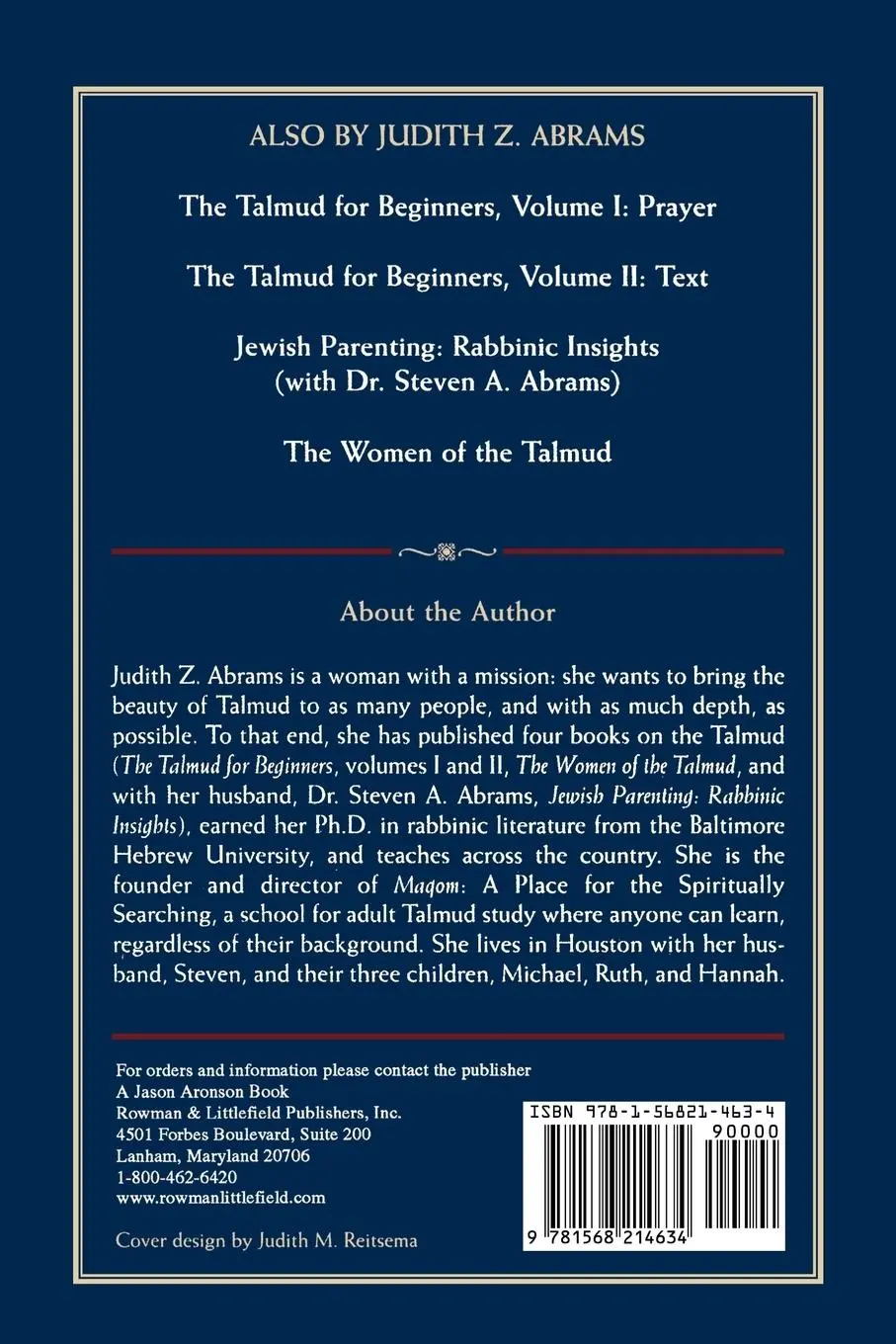 Rückseite: 9781568214634 | Learn Talmud | How to Use The Talmud | Judith Z. Abrams (u. a.) | Buch