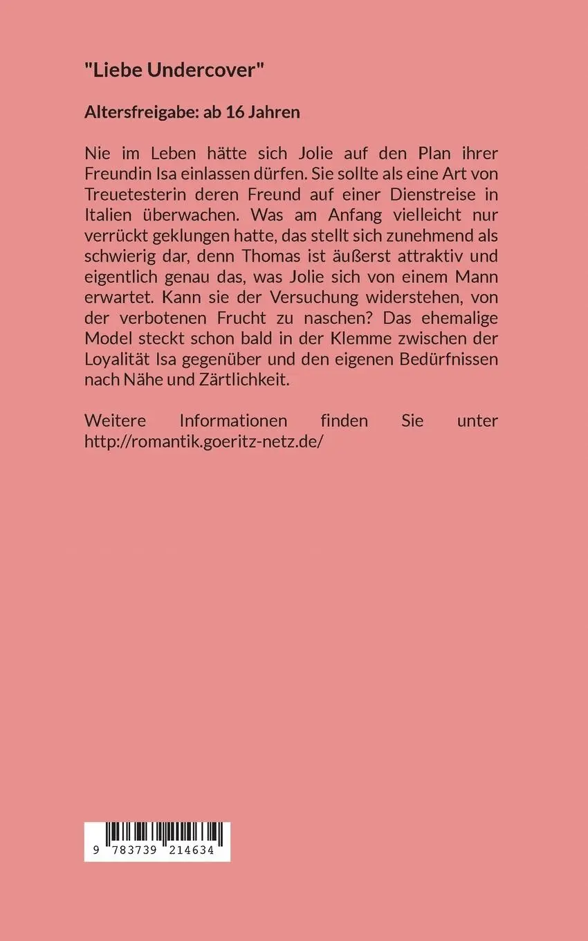 Rückseite: 9783739214634 | Liebe Undercover | Uwe Goeritz | Taschenbuch | Paperback | 248 S.
