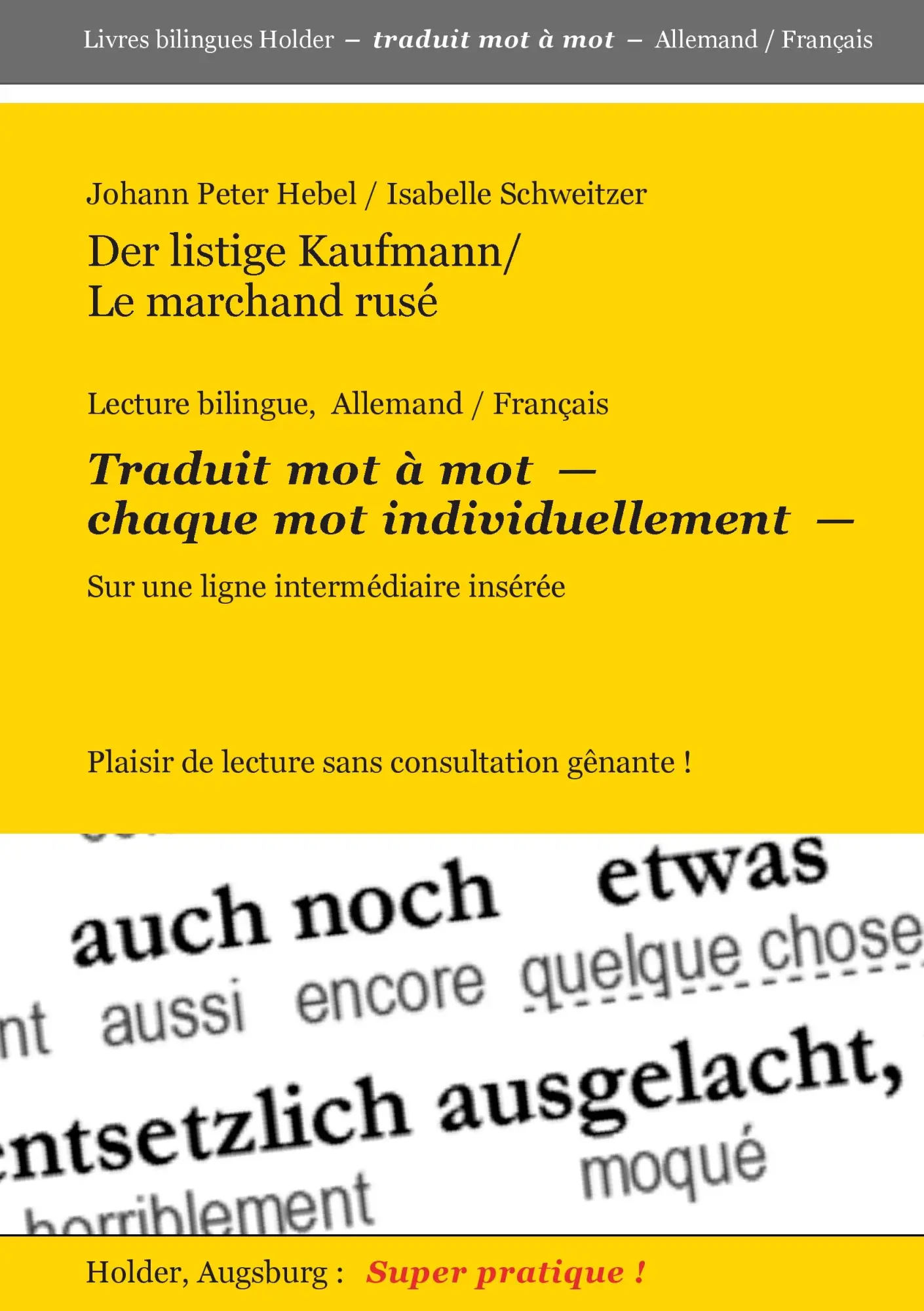 Cover: 9783943394634 | Der listige Kaufmann / Le marchand rusé | Johann Peter Hebel (u. a.)