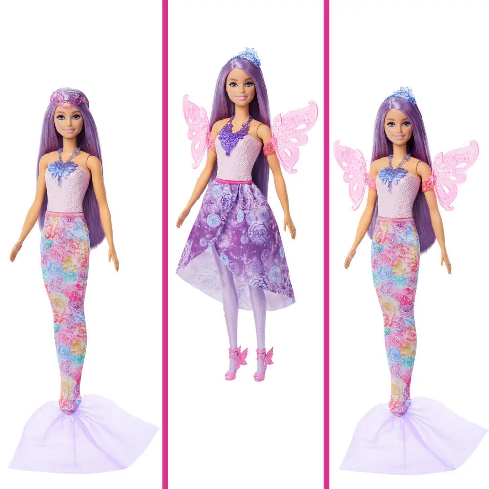 Bild: 194735274734 | Barbie 3-in-1 Fantasy Puppe | Blister | JCP74 | Deutsch | 2025