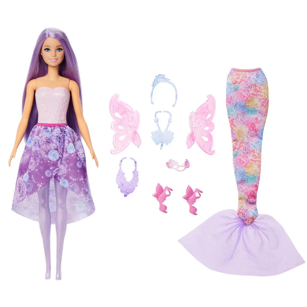 Bild: 194735274734 | Barbie 3-in-1 Fantasy Puppe | Blister | JCP74 | Deutsch | 2025