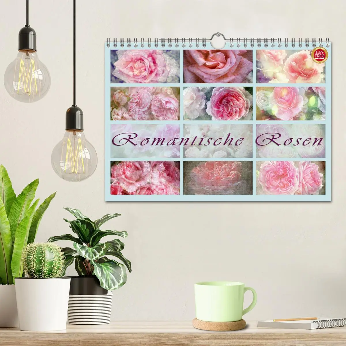 Bild: 9783516144734 | Romantische Rosen (Wandkalender 2026 DIN A4 quer), CALVENDO...