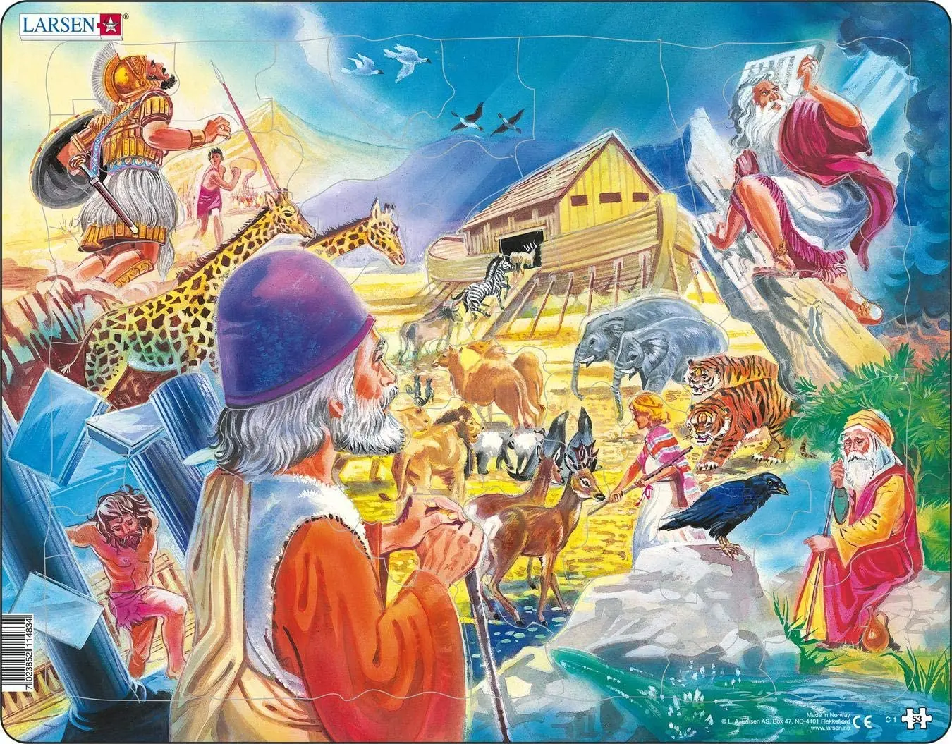 Cover: 7023852114834 | Puzzle - Arche Noah | Puzzle | 2017 | Larsen | EAN 7023852114834