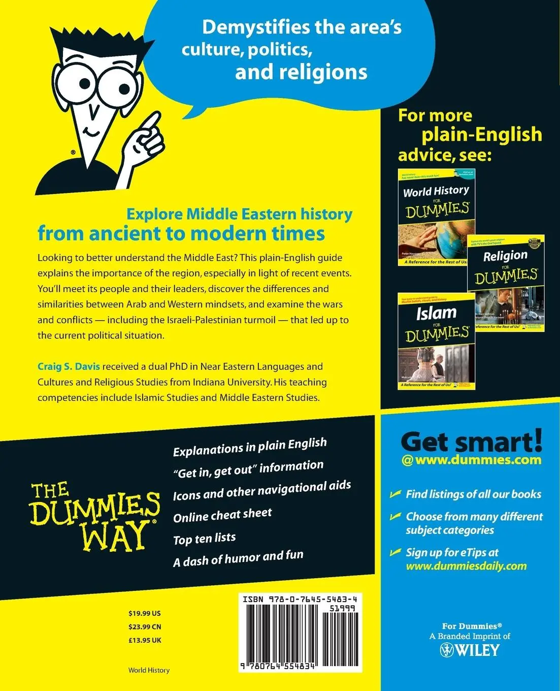 Rückseite: 9780764554834 | The Middle East for Dummies | Craig S Davis | Taschenbuch | Englisch