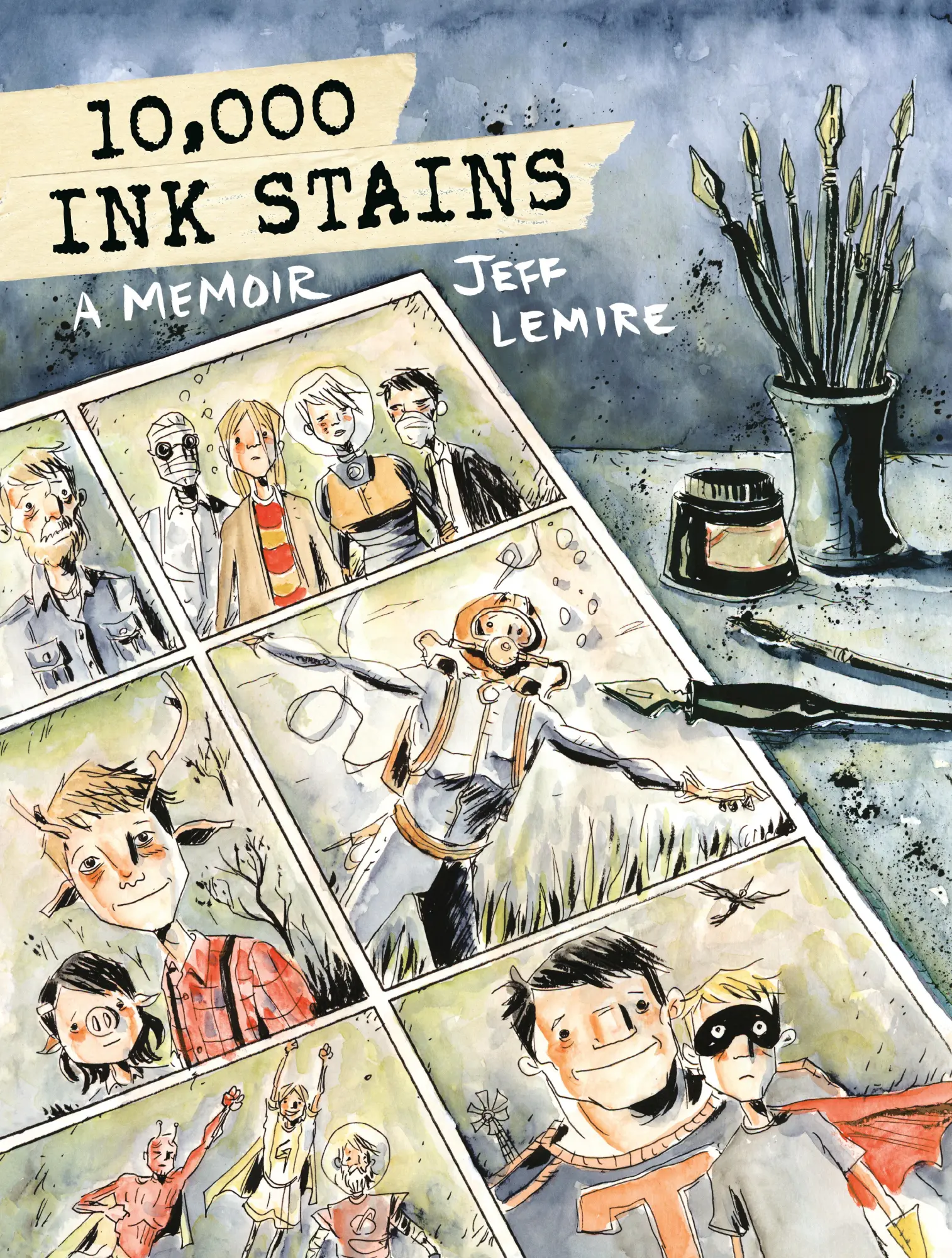 Cover: 9781506744834 | 10,000 Ink Stains: A Memoir | Jeff Lemire | Buch | Englisch | 2025