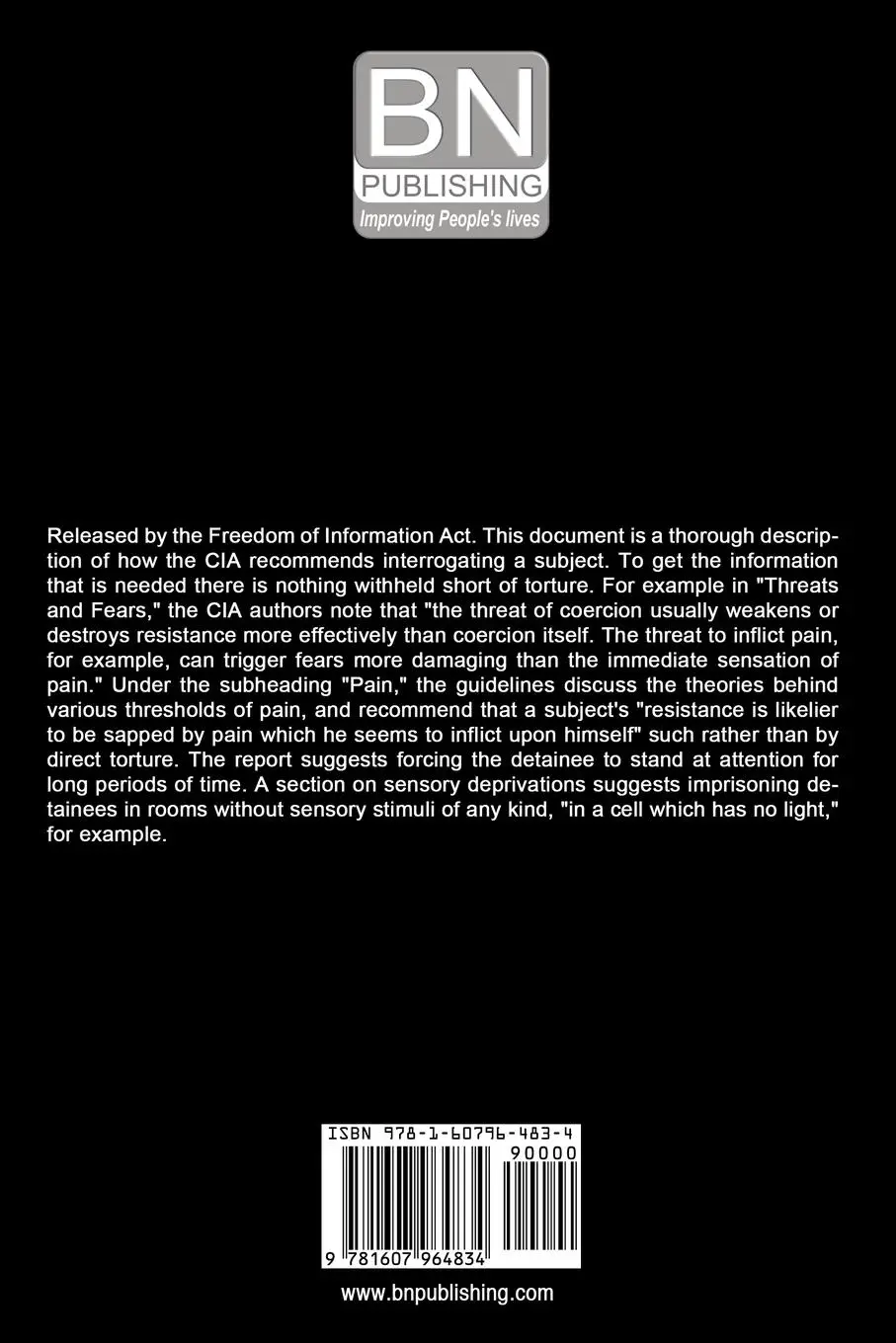 Rückseite: 9781607964834 | The CIA Document of Human Manipulation | Taschenbuch | Englisch | 2012