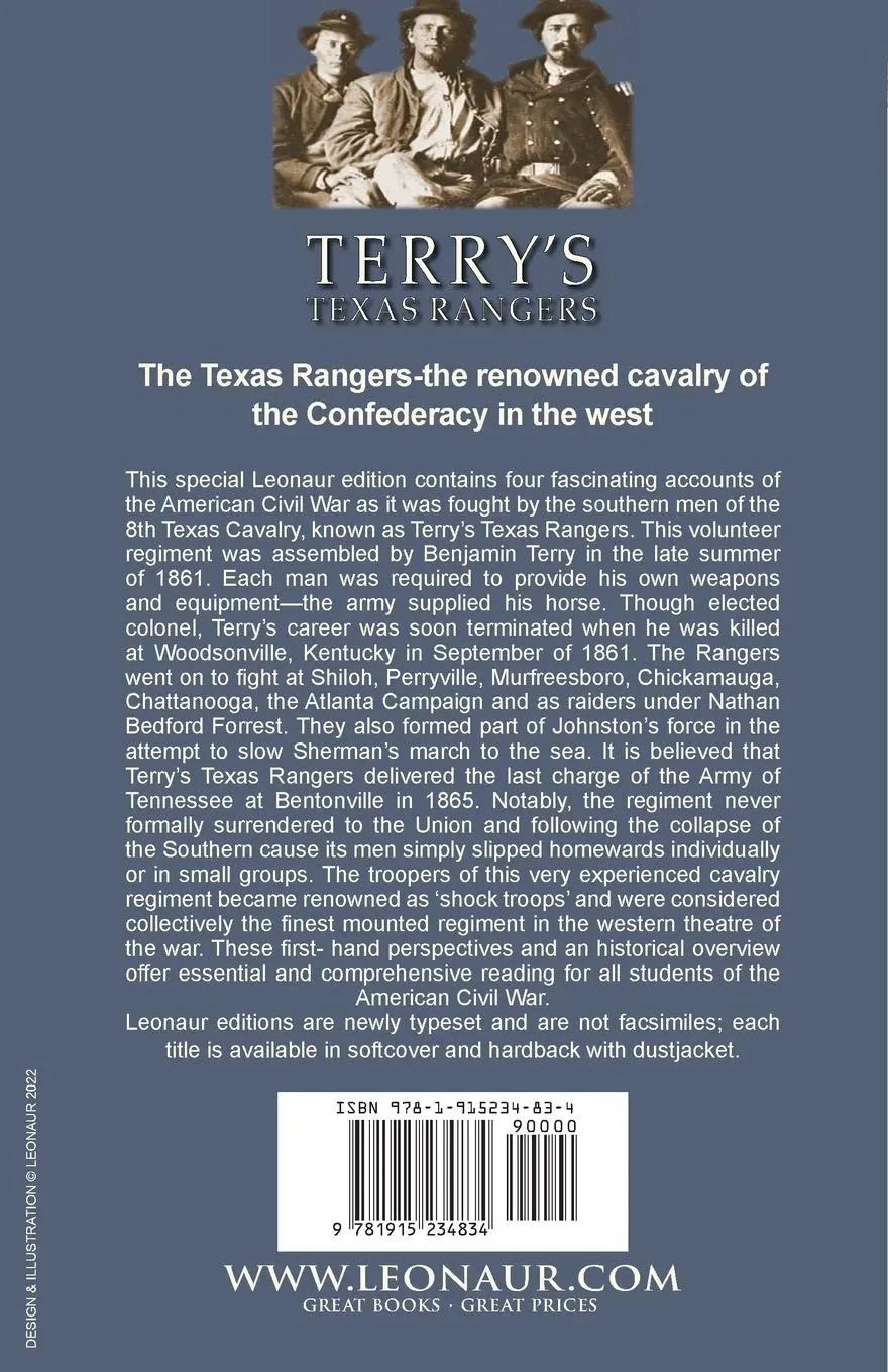 Rückseite: 9781915234834 | Four Accounts of Terry's Texas Rangers | H. W. Graber (u. a.) | Buch