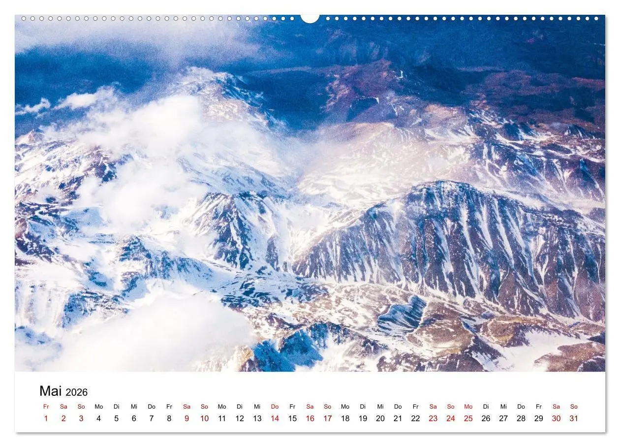 Bild: 9783457804834 | Über den Wolken - Spektakuläre Luftaufnahmen (Wandkalender 2026 DIN...