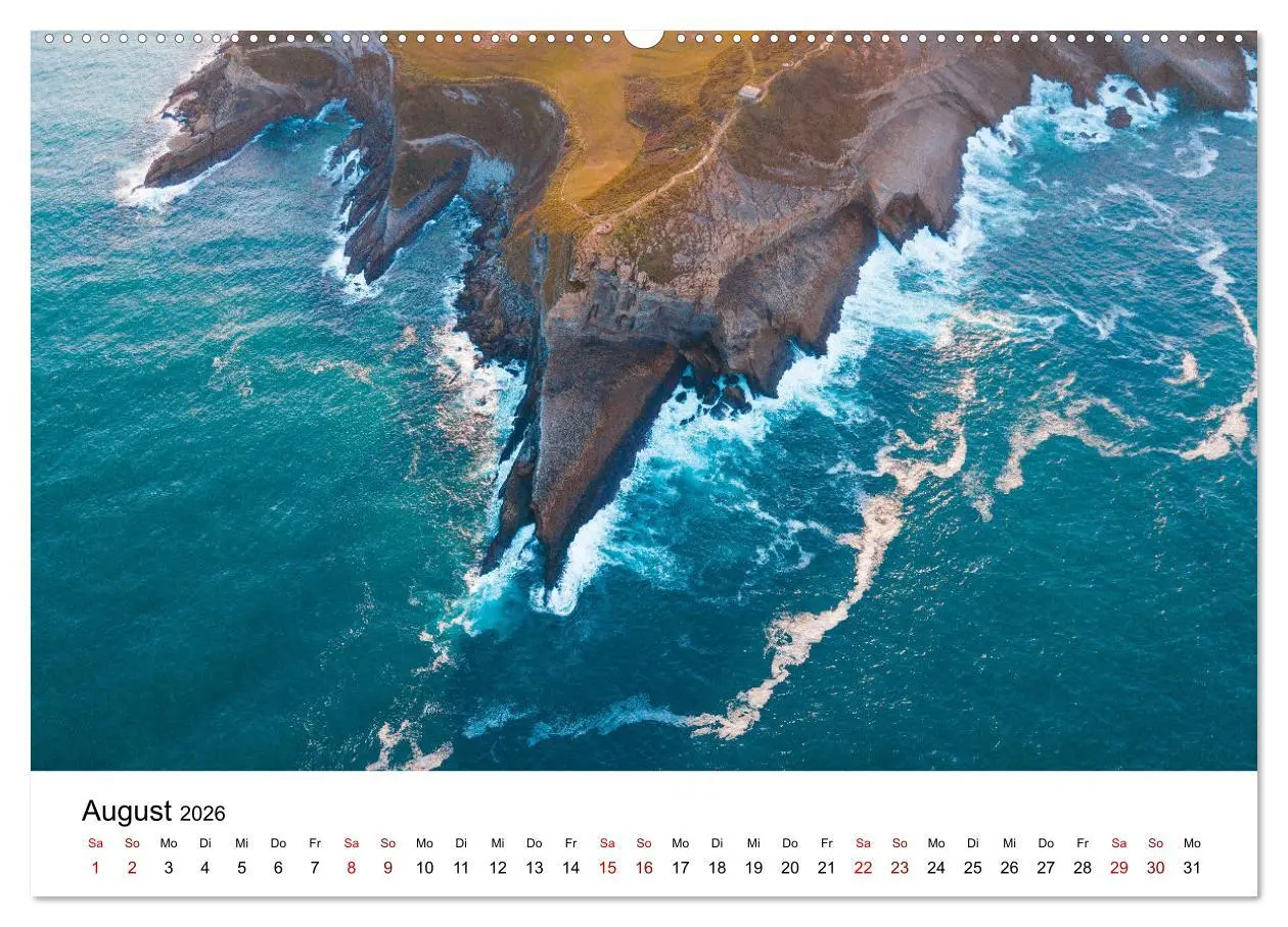 Bild: 9783457804834 | Über den Wolken - Spektakuläre Luftaufnahmen (Wandkalender 2026 DIN...